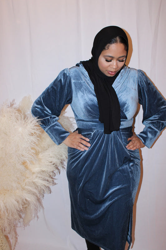 Blue Velour Me