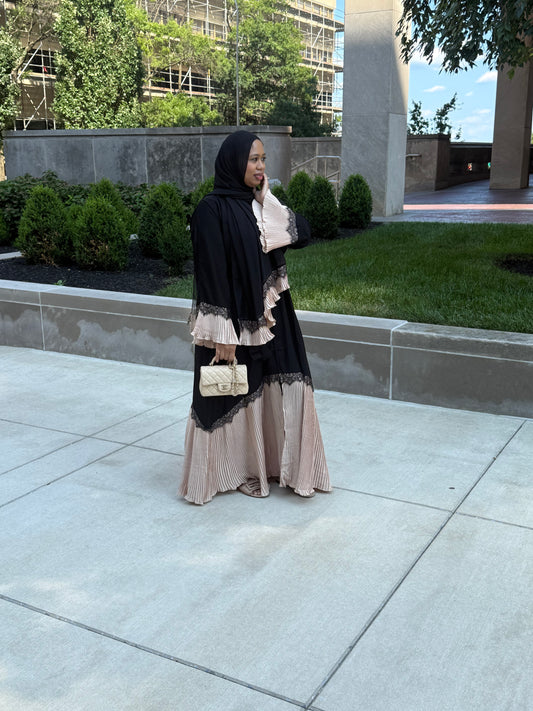 Asma Open Abaya
